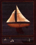 Pond Yacht III Print by Susan Clickner