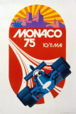 Monaco Grand Prix, 1975 Collectable Print by Geo Ham Monaco Grand Prix, 1975 Collectable Print by Geo Ham