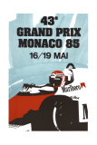 Monaco Grand Prix, 1985 Collectable Print by Geo Ham