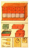 Seed Drawer and Boxes Prints by Henry Lapp