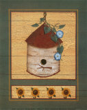Birch Bark Birdhouse Prints by Susan Clickner