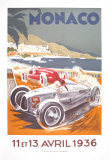 Monaco Grand Prix, 1936 Collectable Print by Geo Ham