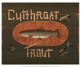 Cutthroat Trout Print by Susan Clickner