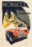 Monaco Grand Prix, 1952 Collectable Print Monaco Grand Prix, 1952 Collectable Print