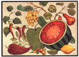 Watermelon Poster by Claude Toussaint