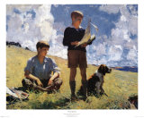 Dos chicos Láminas por Frank Weston Benson