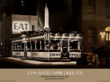 Empire Diner, 1976 Kunstdrucke von John Baeder