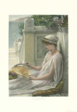 Jeune fille grecque Affiches par Edward John Poynter