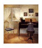 Joven pianista Póster por Peder Ilsted Joven pianista Póster por Peder Ilsted