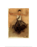 Danseuse cambodgienne Posters par Auguste Rodin