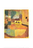 Le voyage en Tunisie avec deux dromadaires Art par Paul Klee