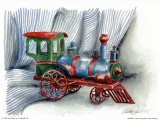 Pequeña locomotora Lámina por Lila Rose Kennedy