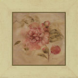 Dusty Pink Rose on Antique Linen Reprodukcje autor Cheri Blum Dusty Pink Rose on Antique Linen Reprodukcje autor Cheri Blum