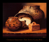 Boîte de Santa Clara Affiche par Chuck Sabatino