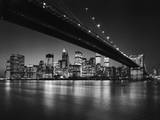 New York, New York, Manhattan Skyline Poster van Henri Silberman New York, New York, Manhattan Skyline Poster van Henri Silberman