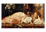 Mère et enfant Affiches par Frederick Leighton