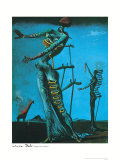 Giraffe on Fire, 1937 Lámina giclée por Salvador Dalí