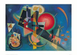 En azul, 1925 Láminas por Wassily Kandinsky En azul, 1925 Láminas por Wassily Kandinsky