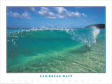 Vague des Caraïbes Posters par Woody Woodworth