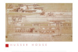 Frank Lloyd Wright - Joseph Husser House - Poster Frank Lloyd Wright - Joseph Husser House - Poster