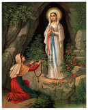 Unsere Liebe Frau Von Lourdes Lámina
