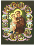 Heilige Antonius von Padua Print