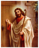 Anklopfender Christus Pósters