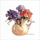 Hortensias Poster par Rosalind Oesterle