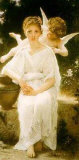 Young Lady with Angel Posters by William Adolphe Bouguereau