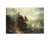 Sierra Nevada en Californie Affiches par Albert Bierstadt
