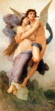 Ravissement de Psyché Poster par William Adolphe Bouguereau