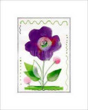 African Violet Poster von Lucie Chis