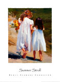 Summer Stroll Poster by Nancy Seamons Crookston