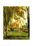 Castaños y granja en Jas de Bouffan Pósters por Paul Cézanne Castaños y granja en Jas de Bouffan Pósters por Paul Cézanne
