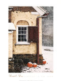 Calabazas en la nieve Póster por David Doss