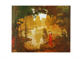 Bosque en otoño Pósters por Georges de Feure