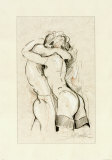 Passion's Embrace  Poster by Alfred Gockel