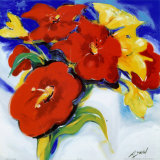 Vibrant Bouquet Poster von Alfred Gockel