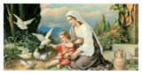 Madonna with Doves Posters by Giovanni 