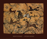 Nombreux poneys Affiche par Cecilia Henle