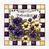 Pretty Pansies Posters by Joy Marie Heimsoth Pretty Pansies Posters by Joy Marie Heimsoth