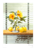 Fenster mit Sonnenblumen Posters by Franz Heigl Fenster mit Sonnenblumen Posters by Franz Heigl