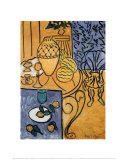 Interior in Yellow and Blue, 1946 Prints by Henri Matisse