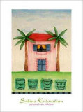 Provence House with Urns Poster by Sabine Kaloustian