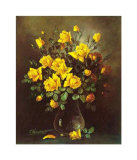 Gelbe Rosen Posters by G. Kuhnhackl