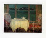 Terrasse am Meer Bei St Trope Posters by Henri Le Sidaner
