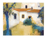 Patio I Prints by Alie Kruse-Kolk