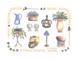 Home Decoration I Posters by Alie Kruse-Kolk