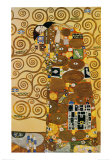 Fulfillment, Stoclet Frieze, c.1909 Poster af Gustav Klimt