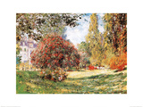 Le parc Monceau Posters par Claude Monet
